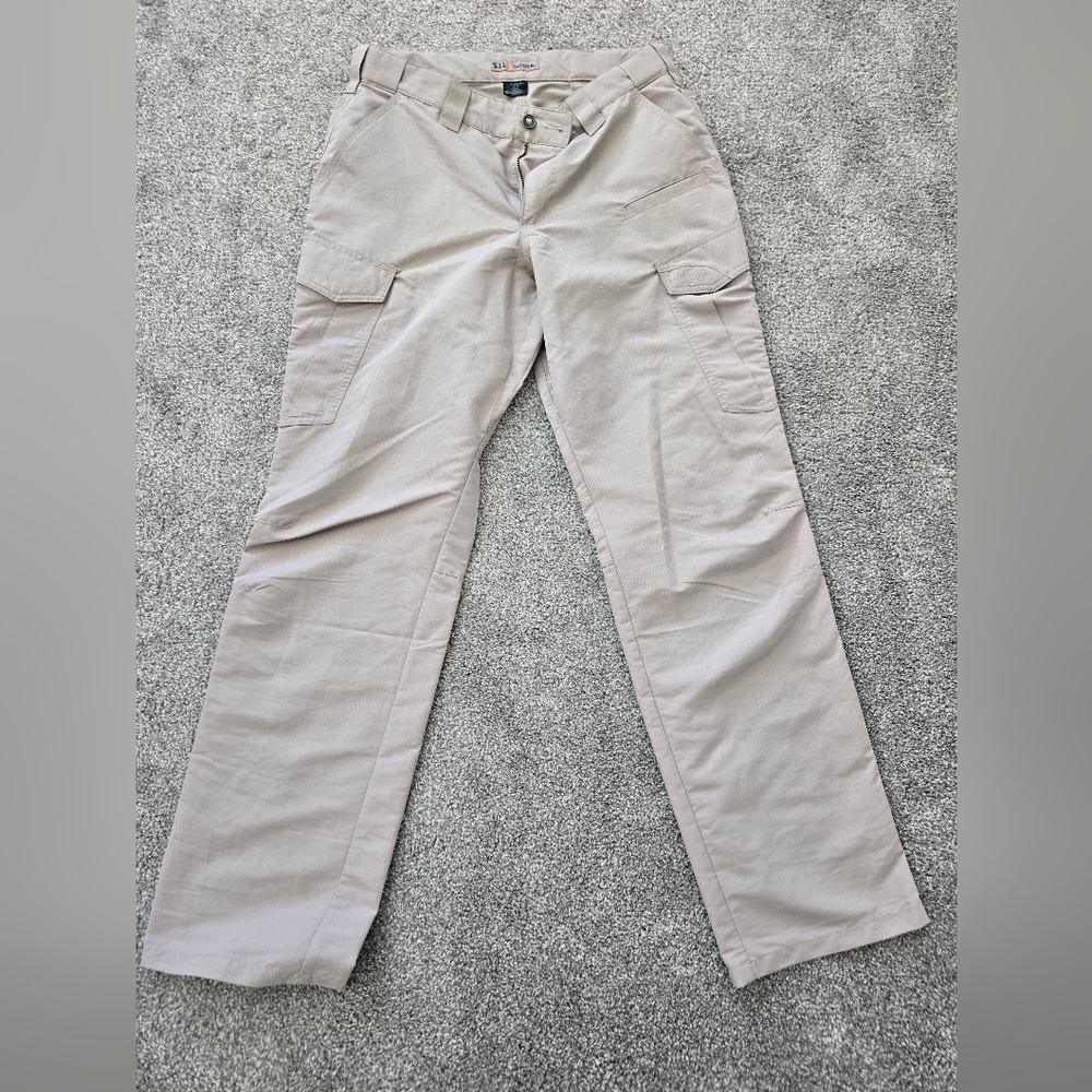 5.11 Tactical Cargo Pants 34x34 Khaki Ripstop Utility Pants